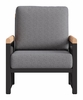 Naru Accent Chair in Gray