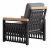 Naru Accent Chair in Gray