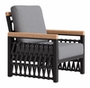 Naru Accent Chair in Gray
