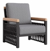 Naru Accent Chair in Gray