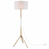 Natalie Tripod Floor Lamp in White Natural
