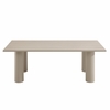 Nautica Outdoor Patio 87" Rectangular Aluminum Dining Table