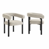 Nautica Outdoor Patio Aluminum Dining Armchairs Set of 2