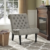 Navigate Upholstered Fabric Lounge Chair in Granite