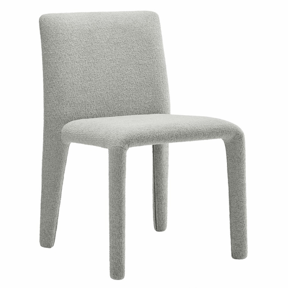Nella Upholstered Heathered Chenille Dining Chairs Set of 2