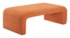 Nendo Bench in Abstract Orange