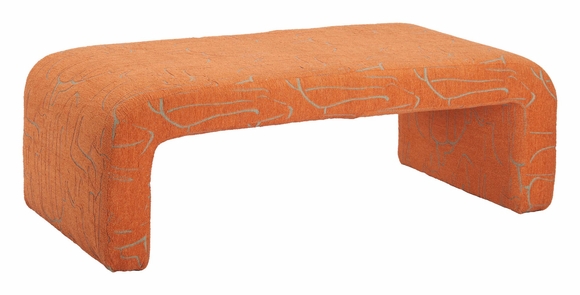 Nendo Bench in Abstract Orange
