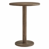 Neo 3-Piece Round Indoor - Outdoor Patio Patio Wood Bar Table And Stool Set