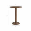 Neo 5-Piece Round Indoor - Outdoor Patio Round Patio Bar Table And Stool Set