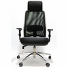 Newnet High Back Office Chair with Headrest in Black