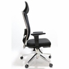 Newnet High Back Office Chair with Headrest in Black