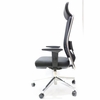 Newnet High Back Office Chair with Headrest in Black