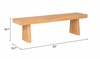 Nimone Bench in Natural