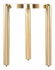 Noan Side Table in White & Gold