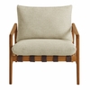 Nomi Outdoor Patio Teak Wood Sling Chair