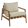 Nomi Outdoor Patio Teak Wood Sling Chair