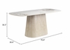 Nooka Dining Table in White & Natural