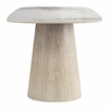 Nooka Dining Table in White & Natural