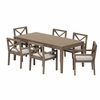 Northlake 7-Piece Outdoor Patio Teak Wood Dining Set