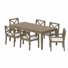 Northlake 7-Piece Outdoor Patio Teak Wood Dining Set