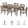 Northlake 7-Piece Outdoor Patio Teak Wood Dining Set