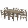 Northlake 9-Piece Outdoor Patio Teak Wood Dining Set