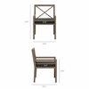 Northlake Outdoor Patio Teak Dining Armchair