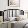 Nova Queen Metal Headboard in Black