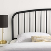 Nova Queen Metal Headboard in Black