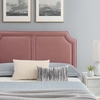 Novi Performance Velvet King Bed-MOD-6843 in Dusty Rose