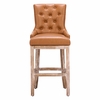 Nuby Swivel Barstool in Brown