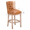 Nuby Swivel Barstool in Brown