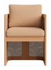 Nue Dining Chair in Brown