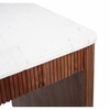 Obeah Desk in White & Walnut