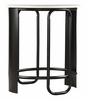 Obel Side Table in White & Black