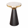 Obsidian Accent Table in Multicolor