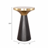 Obsidian Accent Table in Multicolor