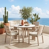 Oceanveil Round Dining Table in White