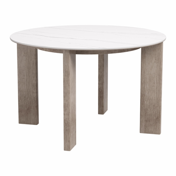 Oceanveil Round Dining Table in White