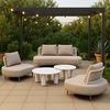 Ola Coffee Table Set in White