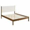 Olea Channel Tufted Boucle Solid Wood King Platform Bed