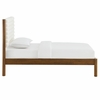 Olea Channel Tufted Boucle Solid Wood Twin Platform Bed