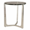 Olea Side Table in Silver
