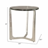 Olea Side Table in Silver