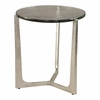 Olea Side Table in Silver