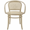 Oliana Wood Dining Armchair in Gray