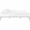Ollie King Bed Frame in Silver