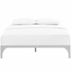 Ollie King Bed Frame in Silver