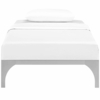 Ollie Twin Bed Frame in Silver