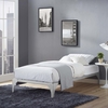 Ollie Twin Bed Frame in Silver